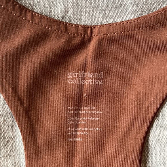 Girlfriend Collective Paloma Racerback Bra in Earth, size small (NWOT) - Picture 5 of 5